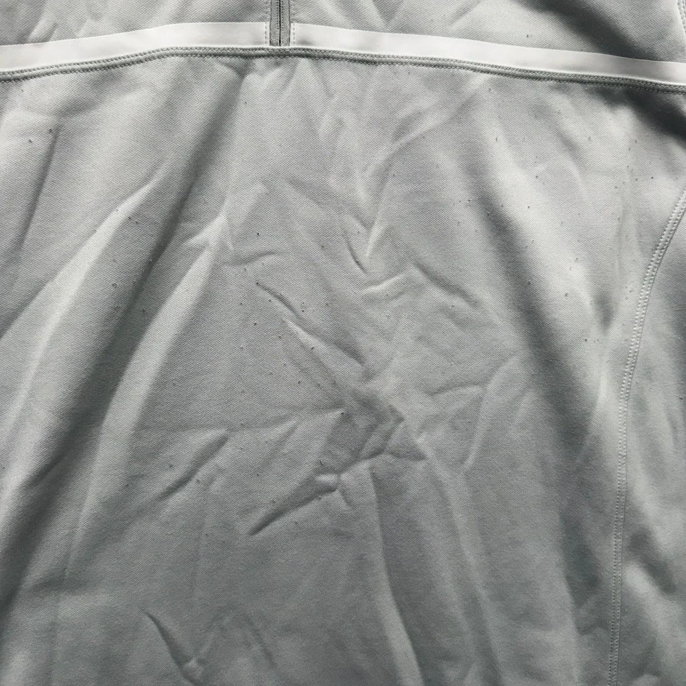 Nike Golf Sweatshirt Men's Size L Light Gray Therma-Fit 1/4 Zip Pullover‎